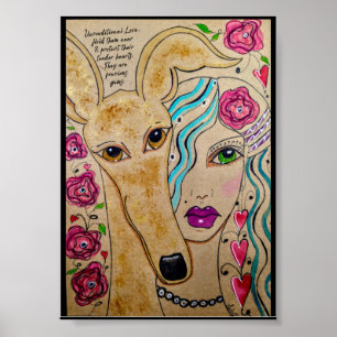 Poster Une fille et sa peau