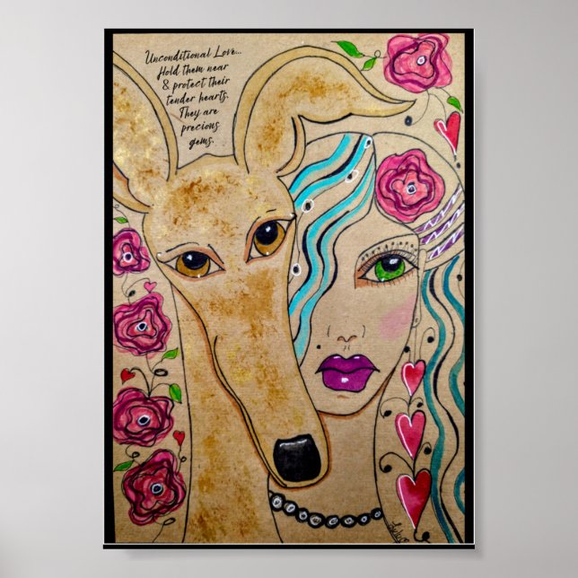 Poster Une fille et sa peau (Devant)