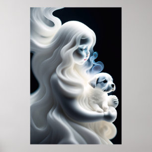 Poster Une Fille Fantôme Et Son Chien 2