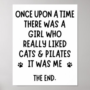 Poster Une fille qui aimait vraiment les chats et les pil