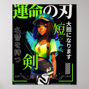 Poster Une fille qui aime les amateurs de jeux vidéo de f