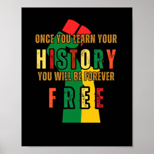 Poster Une fois que vous avez appris votre histoire, vous