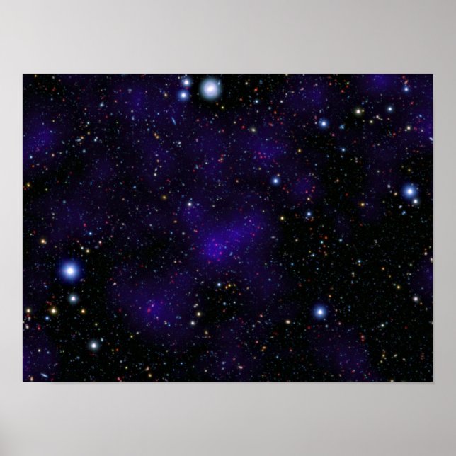 Poster Une grande collection de galaxies (Devant)