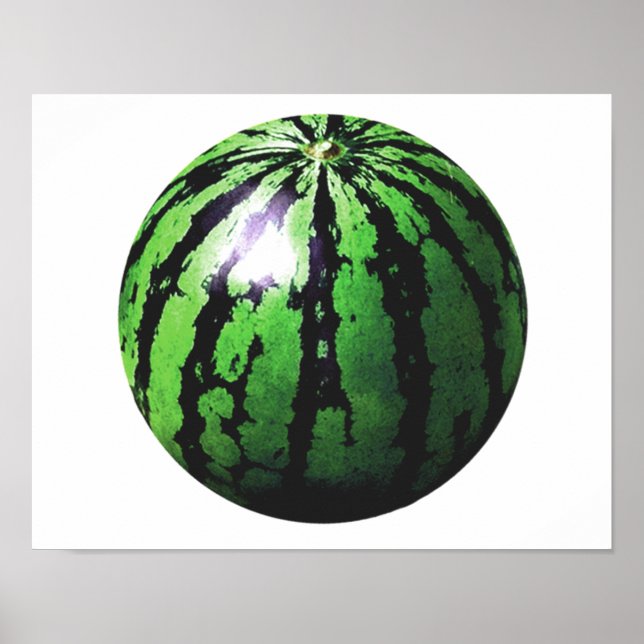 Poster une grande pastèque (Devant)
