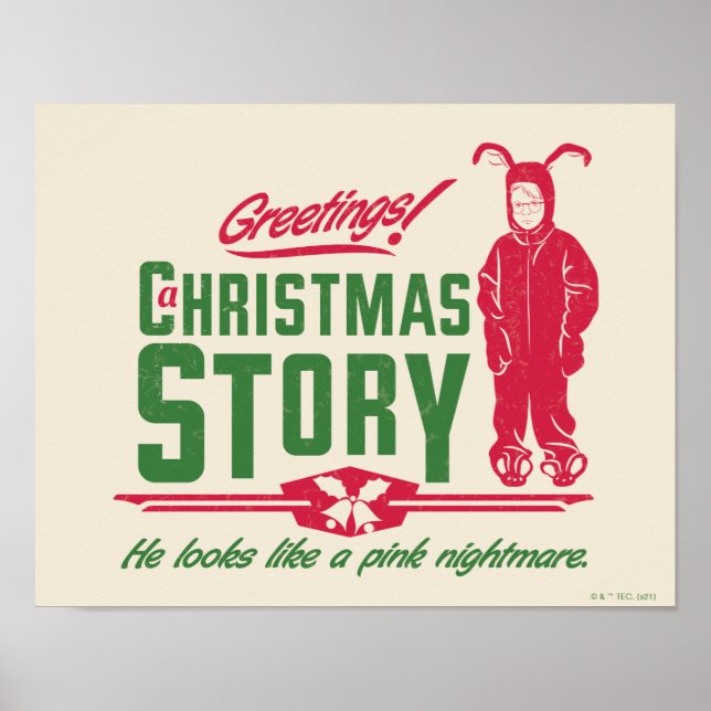 Poster Une histoire de Noël | Il ressemble à un cauchemar (Devant)