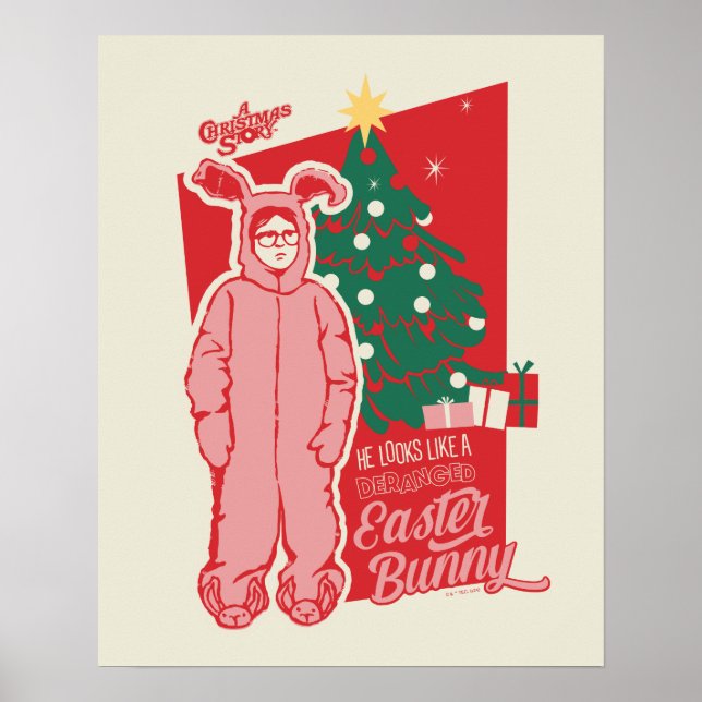 Poster Une histoire de Noël | Lapin De Pâques Dérangé (Devant)