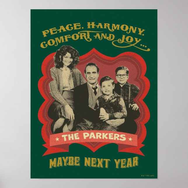 Poster Une histoire de Noël | Paix, Harmonie, Confort & J (Devant)