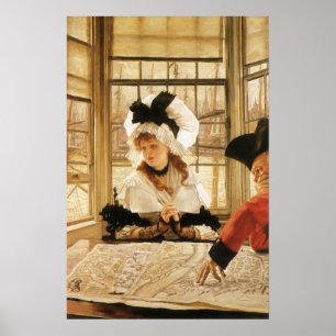 Poster Une histoire pénible par James Tissot, beaux-arts