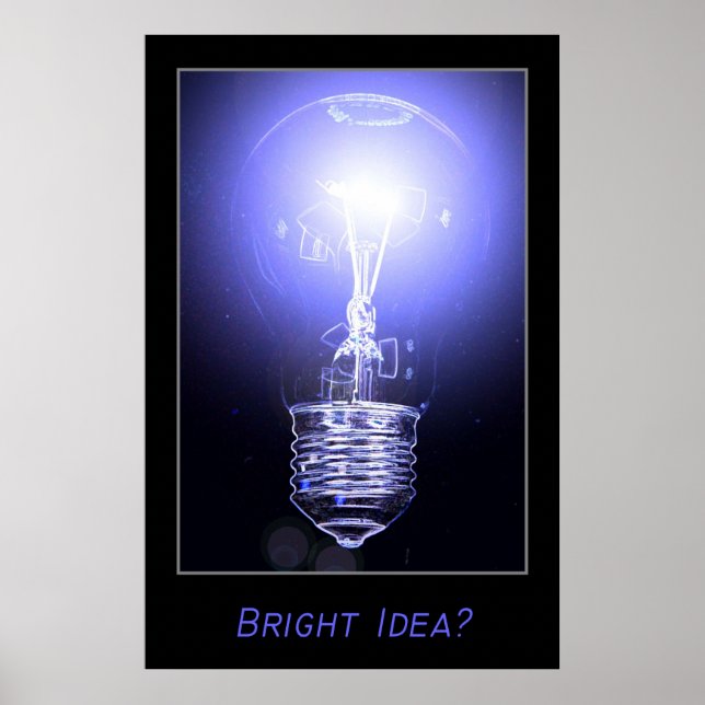 Poster Une idée brillante ? (Devant)