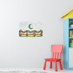 Poster Une illustration onirique à l'aquarelle