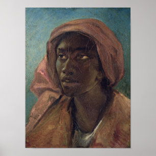 Poster Une jeune femme de nègre