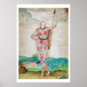 Poster Une jeune fille du Picts, c.1585 (la semaine et