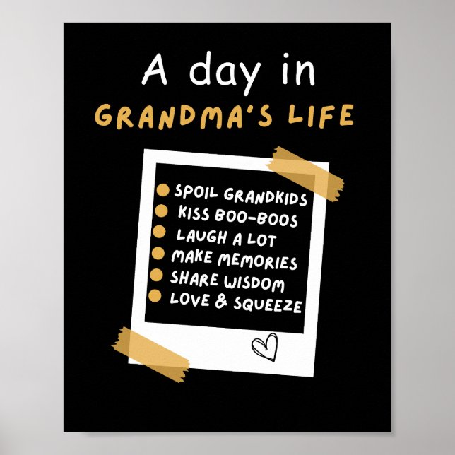 Poster - Une journée dans la vie de grand-mère (Devant)