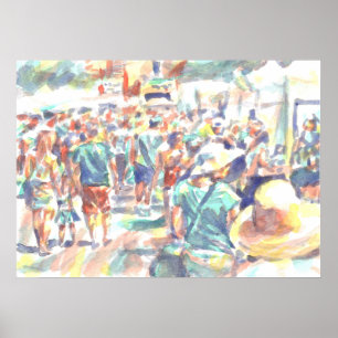 POSTER UNE JOURNÉE ENSOLEILLÉE À L'ANN ARBOR ART FAIR