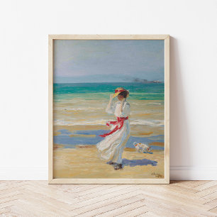 Poster Une journée venteuse Sir John Lavery