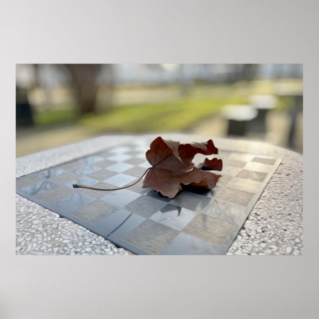 Poster Une leçon d'échecs (Devant)