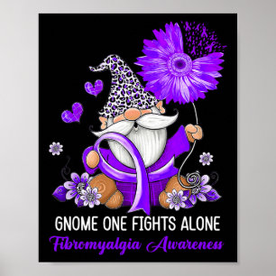 Poster Une lutte seule contre la Fibromyalgie du Ruban