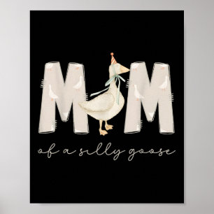 Poster Une maman d'oie idiote 1er premier anniversaire fa
