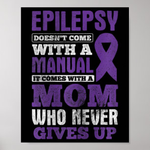 Poster Une Mère Qui Ne Connaît Jamais L'Épilepsie