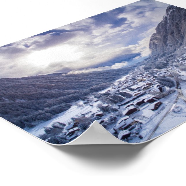 Poster Une merveille hivernale (Coin)