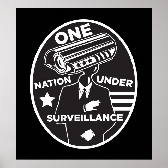 Poster Une nation sous surveillance (Devant)