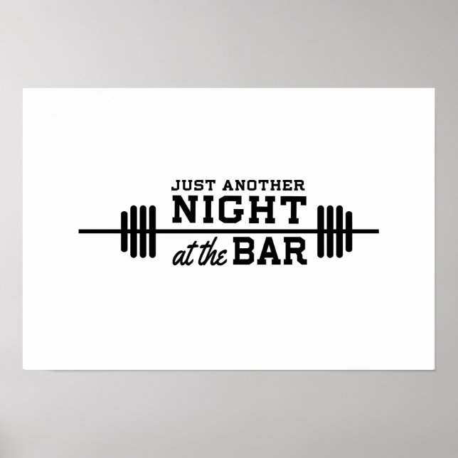 Poster Une nouvelle soirée au bar (Devant)