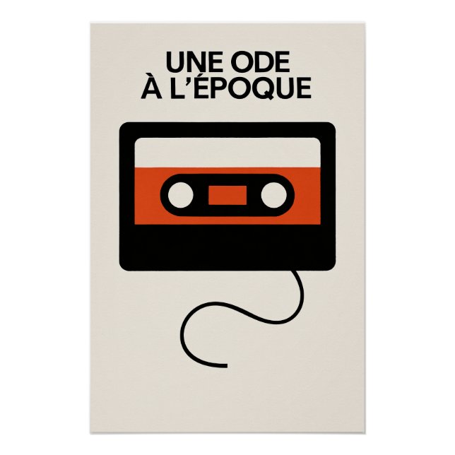 Poster UNE ODE À L’ÉPOQUE – Le manifeste graphique (Devant)