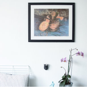 Poster Une paire de chaussures de Vincent van Gogh, Art V