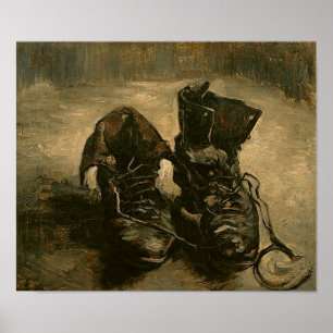 Poster Une paire de chaussures, Vincent van Gogh
