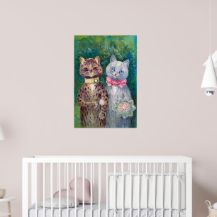 Poster Une paire heureuse   Louis Wain  