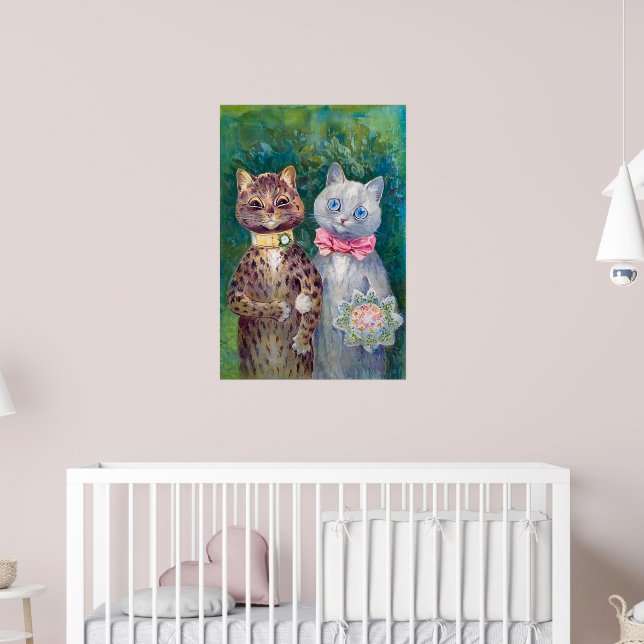 Poster Une paire heureuse | Louis Wain | (Pépinière 2)