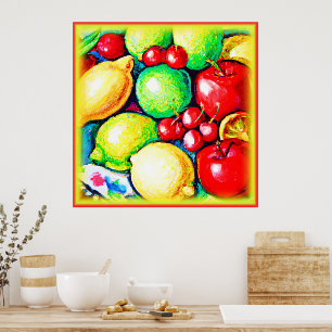 Poster Une Peinture Fruite. Commandez dès maintenant