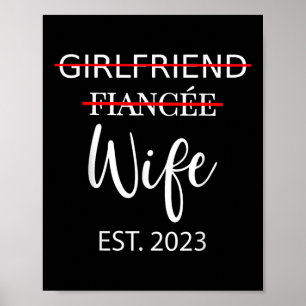 Poster Une Petite Amie, Une Femme Mariage De La Fiancée,