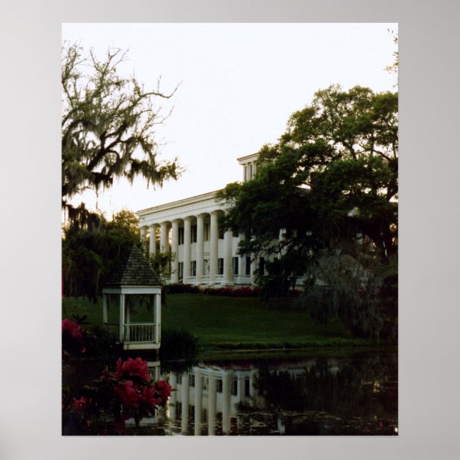 Poster Une Plantation Sur Le Mississippi (Devant)