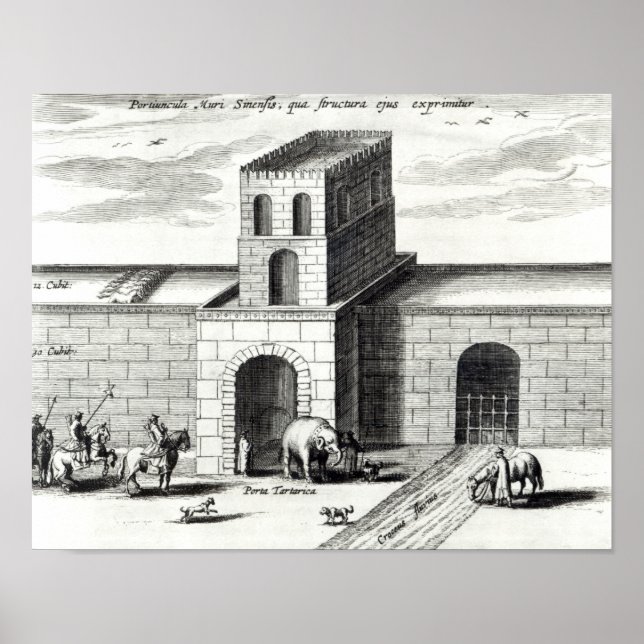 Poster Une porte de la Grande Muraille (Devant)