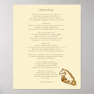 Poster Une prière de cheval - copie