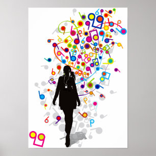 Poster Une promenade dans le parc