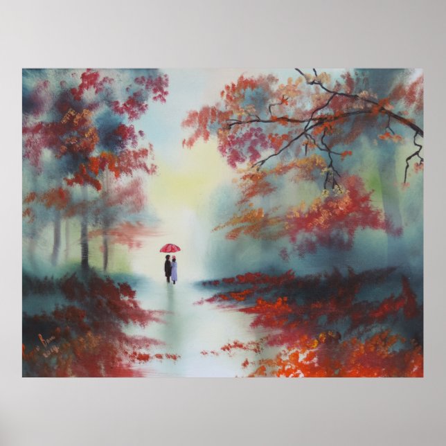 Poster une promenade d'automne par Gordon Bruce par jour  (Devant)