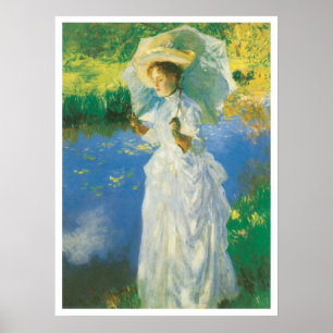 Poster Une promenade de matin, John Singer Sargent 1888