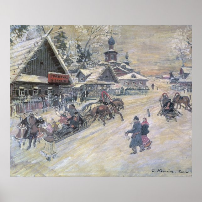 Poster Une promenade festive, Russie (Devant)