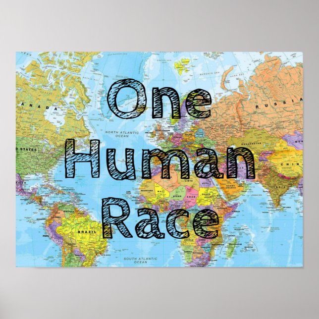 Poster Une race humaine (Devant)