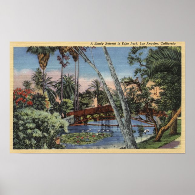 Poster Une retraite ombragée à Echo Park (Devant)