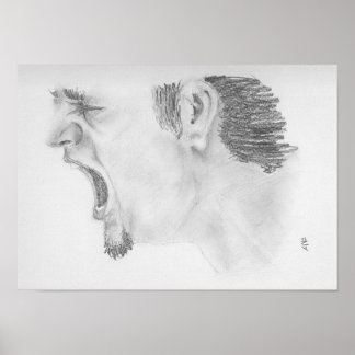 Poster Une Rivière Rouge Lente Traverse À Travers Nous To