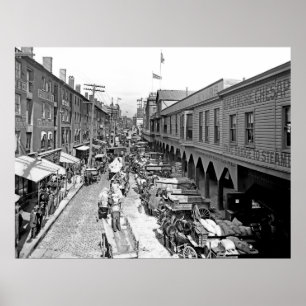 Poster Une rue de Baltimore