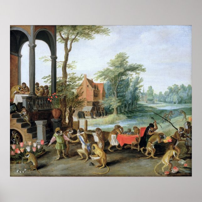 Poster Une satire de la folie de Tulip Mania (Devant)