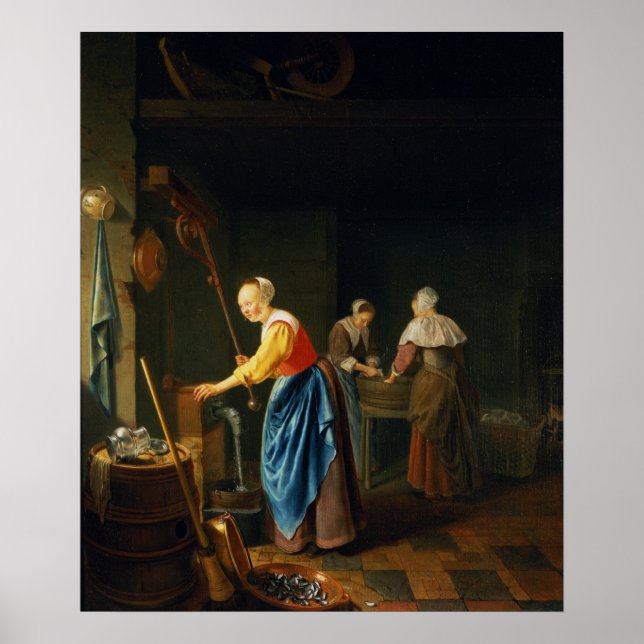 Poster Une Scène De Cuisine (Devant)