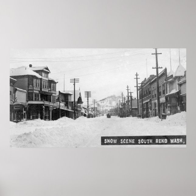 Poster Une Scène Neige (Devant)