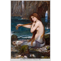 Une sirène de John William Waterhouse 1900 CC1006