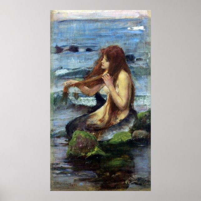 Poster Une sirène (étude) (Devant)