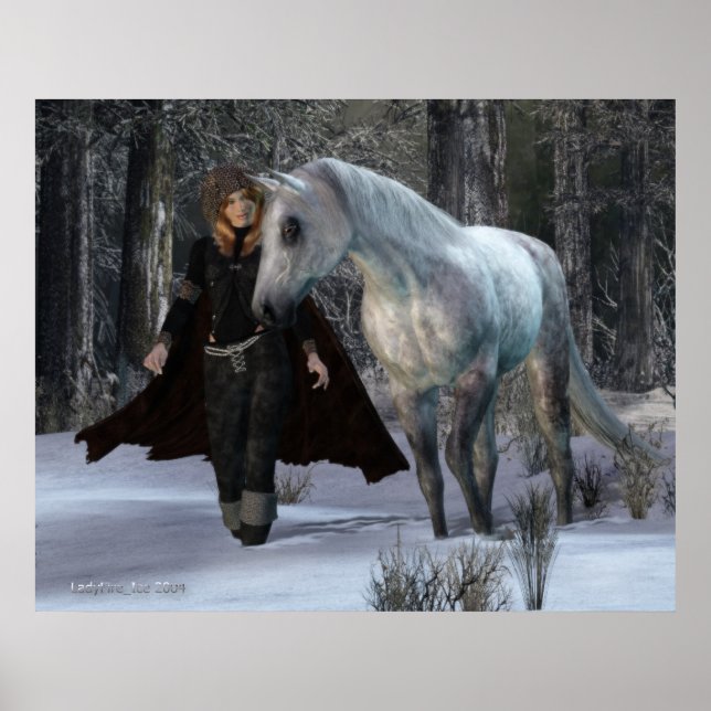 Poster Une Soirée Neige (Devant)